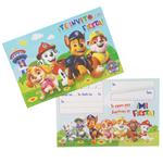 Invitaciones Paw Patrol 10u